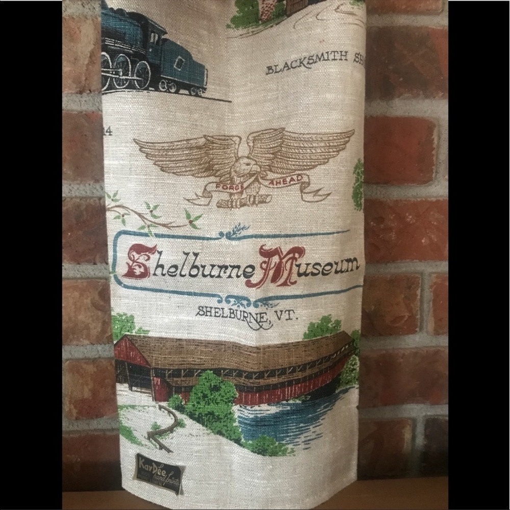 Rare Vintage 1960's Kay Dee Pure Linen Towel Collectible